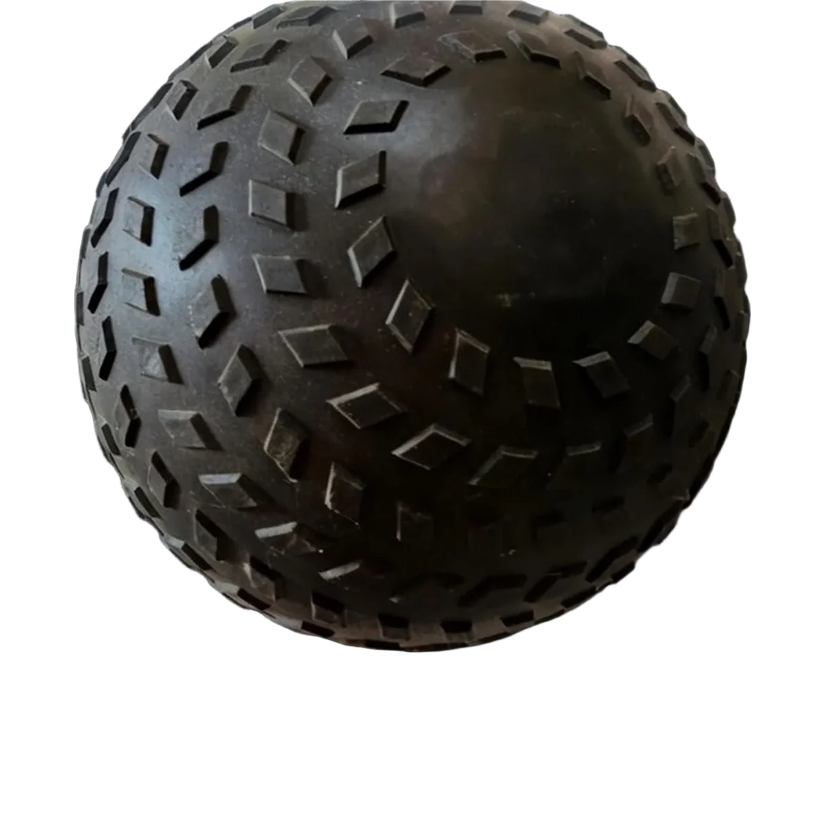 Pelota oscura texturada